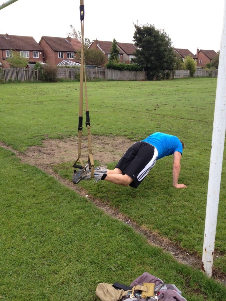 core training, TRX Pike - abdominal exercise