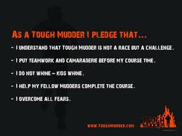 tough mudder pledge