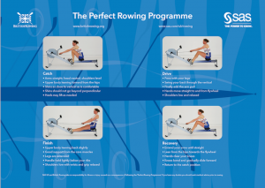 perfect rowing programme 