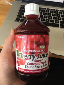 Montmorency cherry juice