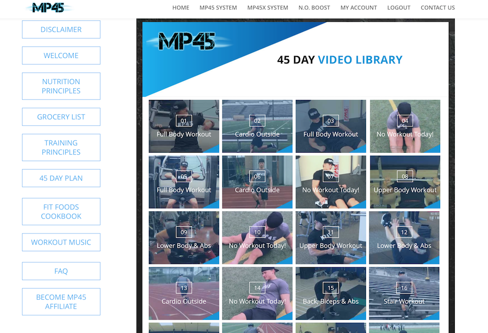 The Mp45 Workout Program Review