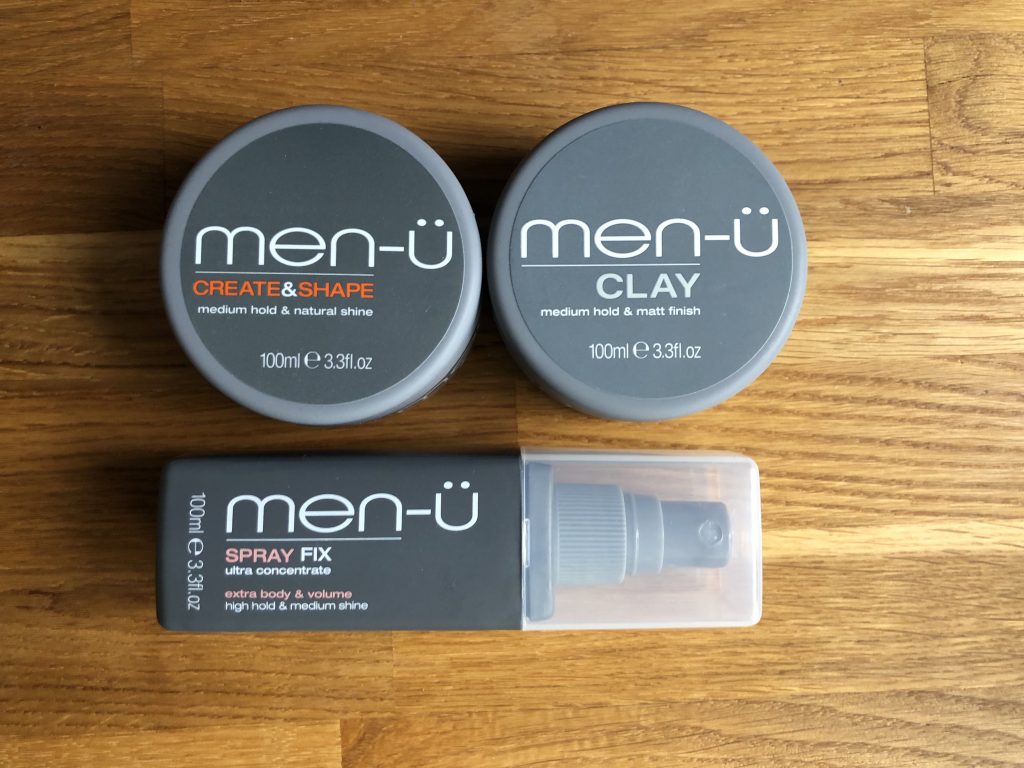 Men-U Hair Styling Products Review